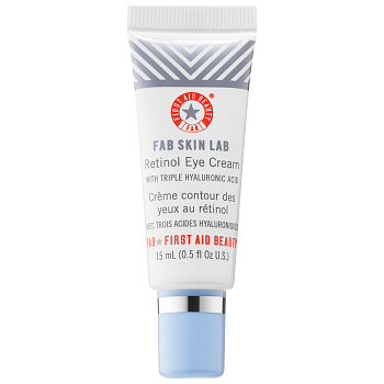 FIRST AID BEAUTY FAB Skin Lab Retinol Eye Cream with Triple Hyaluronic Acid