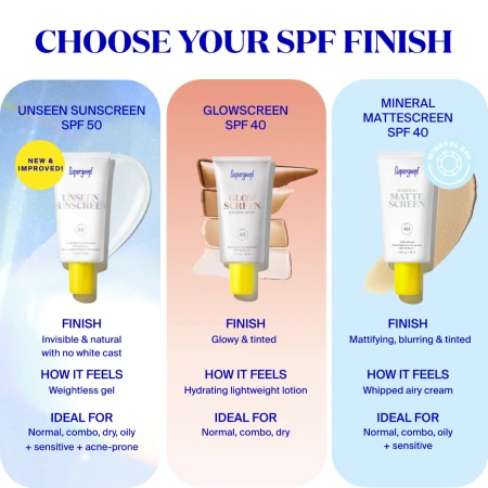 SUPERGOOP! Mini Unseen Sunscreen SPF 40/50 Invisible Sun Protection for Face купить в Beauty Storage. Быстрая доставка по России и СНГ.
