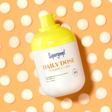 SUPERGOOP! Daily Dose Vitamin C + SPF 40 Sunscreen Serum PA+++ купить в Beauty Storage. Быстрая доставка по России и СНГ.