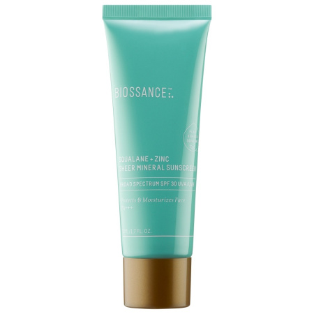 BIOSSANCE Squalane + Zinc Sheer Mineral Sunscreen SPF 30 PA +++