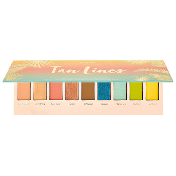 JOUER COSMETICS Tan Lines Matte, Shimmer & Luxe Foil Eyeshadow Palette