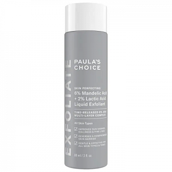 PAULAS CHOICE 6% Mandelic Acid + 2% Lactic Acid Liquid Exfoliant  купить в Beauty Storage. Быстрая доставка по России и СНГ.
