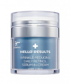 IT COSMETICS Hello Results Wrinkle-Reducing Daily Retinol Serum-in-Cream купить в Beauty Storage. Быстрая доставка по России и СНГ.

