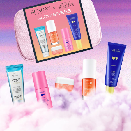 SUNDAY RILEY Sunday Riley x Ultra Violette: Glow Givers Kit купить в Beauty Storage. Быстрая доставка по России и СНГ.