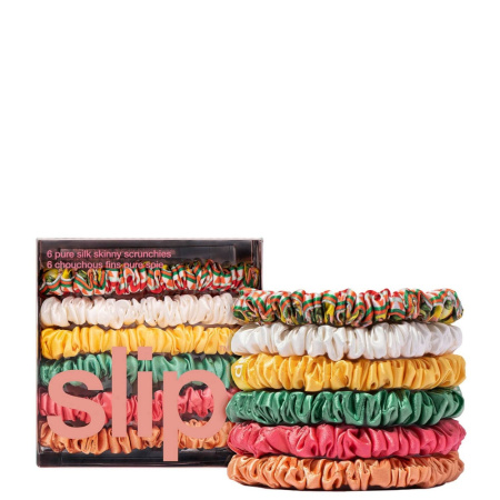 SLIP Pure Silk Skinny Scrunchies - La Dolce Vita  купить в Beauty Storage. Быстрая доставка по России и СНГ.
