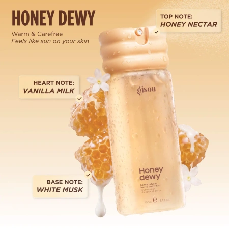 Купить GISOU Honey Dewy Honey Infused Hair & Body Mist на Beautystorage.ru. Быстрая доставка по России и СНГ.