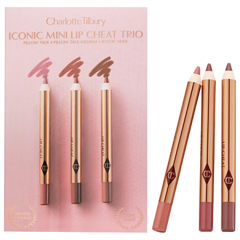 CHARLOTTE TILBURY Mini Iconic Lip Cheat Lip Liner Trio купить в Beauty Storage. Быстрая доставка по России и СНГ.