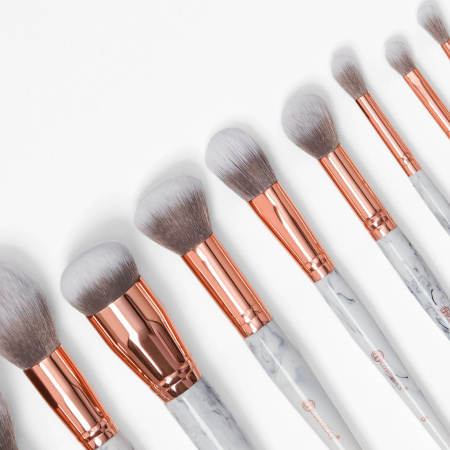 BH COSMETICS Marble Luxe 10 Piece Brush Set