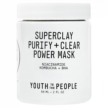 YOUTH TO THE PEOPLE Superclay Purify + Clear Power Mask with Niacinamide купить в Beauty Storage. Быстрая доставка по России и СНГ.
