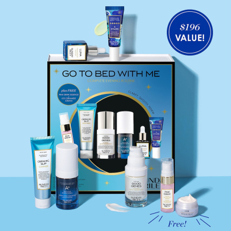 SUNDAY RILEY Go To Bed With Me Anti-Aging Night Routine купить в Beauty Storage. Быстрая доставка по России и СНГ.