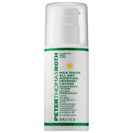 PETER THOMAS ROTH Max Sheer All Day Moisture Defense Lotion SPF 30 Sunscreen