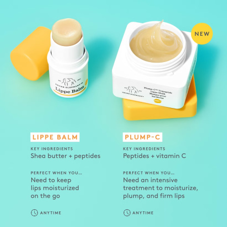 DRUNK ELEPHANT Plump-C Tripeptide Lippe Mask купить в Beauty Storage. Быстрая доставка по России и СНГ.