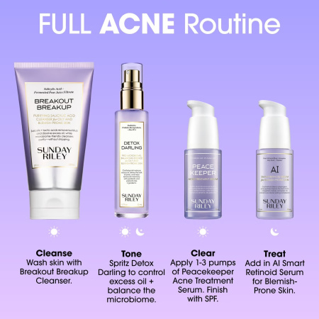 SUNDAY RILEY Breakout Breakup Purifying Salicylic Acid Cleanser купить в Beauty Storage. Быстрая доставка по России и СНГ.
