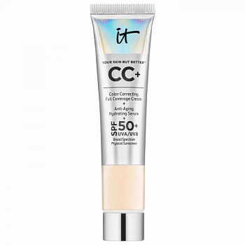 IT COSMETICS Mini CC+ Cream Full Coverage Color Correcting Foundation with SPF 50+ - Fair
