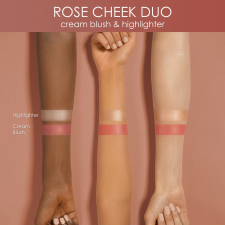 NATASHA DENONA Rose Cheek Duo - Cream Blush and Highlighter купить в Beauty Storage. Быстрая доставка по России и СНГ.