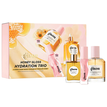 GISOU Honey Gloss Hydration Trio Set GISOU Honey Gloss Hydration Trio Set купить в Beauty Storage. Быстрая доставка по России и СНГ.