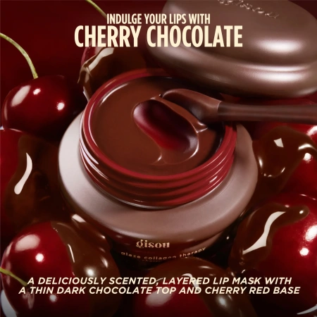 Купить GISOU Honey Glaze Collagen Therapy Lip Mask - Cherry Chocolate на Beautystorage.ru. Быстрая доставка по России и СНГ.