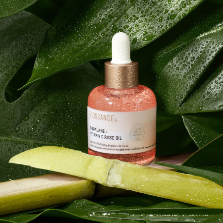 BIOSSANCE Squalane + Vitamin C Rose Oil