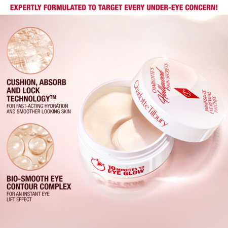 CHARLOTTE TILBURY Charlotte's Hollywood Skin Secrets Immediate Eye Revival Patches купить в Beauty Storage. Быстрая доставка по России и СНГ.