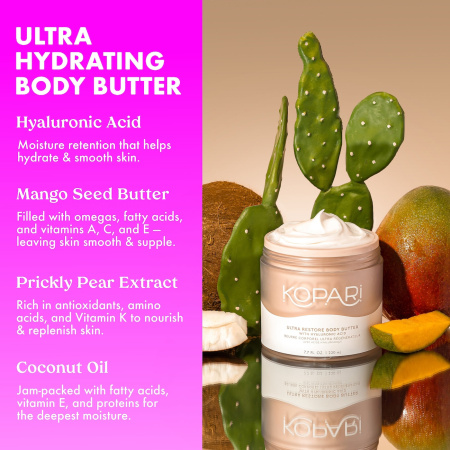 KOPARI Ultra Restore Body Butter with Hyaluronic Acid купить в Beauty Storage. Быстрая доставка по России и СНГ.