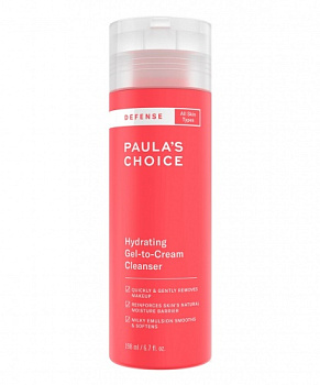 PAULA'S CHOICE Defense Hydrating Gel-to-Cream Cleanser купить в Beauty Storage. Быстрая доставка по России и СНГ.
