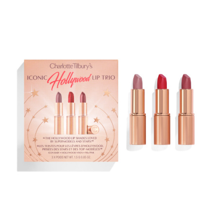 CHARLOTTE TILBURY Charlotte's Iconic Hollywood Lip Trio купить в Beauty Storage. Быстрая доставка по России и СНГ.