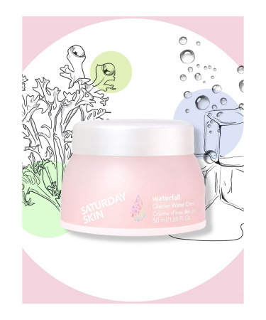 SATURDAY SKIN Waterfall Glacier Water Cream купить в Beauty Storage. Быстрая доставка по России и СНГ.