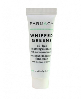 FARMACY Whipped Greens: Oil-free Foaming Cleanser With Moringa and Papaya Mini