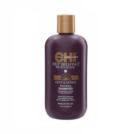 CHI Deep Brilliance Olive & Monoi Neutralizing Shampoo купить в Beauty Storage.  Быстрая доставка по России и СНГ.