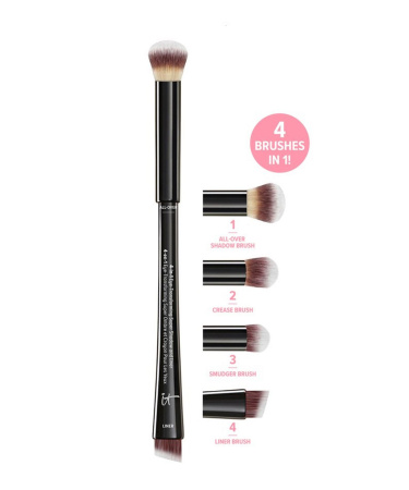 IT COSMETICS Superhero 4-in-1 Eye-Transforming Super Shadow and Liner Brush купить в Beauty Storage. Быстрая доставка по России и СНГ.