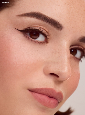 Купить RARE BEAUTY by Selena Gomez Perfect Strokes Matte Liquid Liner - Brown на Beautystorage.ru. Быстрая доставка по России и СНГ.