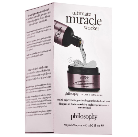 PHILOSOPHY Ultimate Miracle Worker Multi-Rejuvenating Retinol + Superfood Oil and Pads