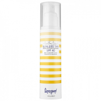 SUPERGOOP! Healthy Glow Sunless Tan Broad Spectrum Suncreen SPF 40 купить в Beauty Storage. Быстрая доставка по России и СНГ.