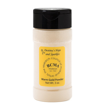 RCMA MAKEUP Destiny's Hope and Sparkles Warm Gold Powder