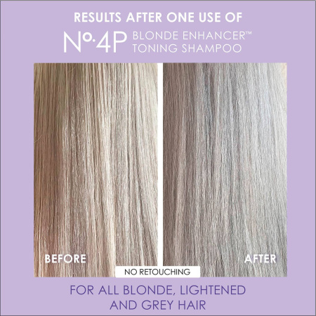OLAPLEX No. 4-P Blonde Enhancer Toning Shampoo купить в Beauty Storage. Быстрая доставка по России и СНГ.