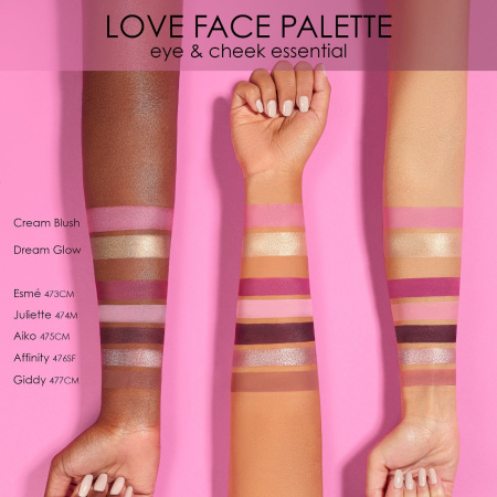 NATASHA DENONA Love Face Eyeshadow & Cheek Essential Palette купить в Beauty Storage. Быстрая доставка по России и СНГ.