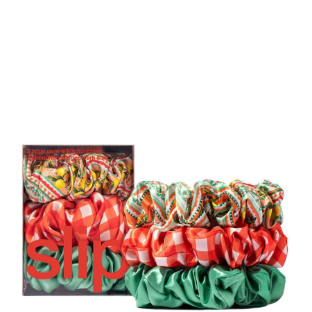 SLIP Pure Silk Large Scrunchies - Positano  купить в Beauty Storage. Быстрая доставка по России и СНГ.