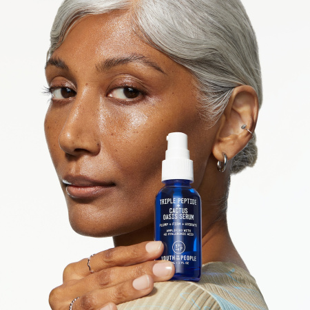 YOUTH TO THE PEOPLE Triple Peptide + Cactus Hydrating + Firming Oasis Serum купить в Beauty Storage. Быстрая доставка по России и СНГ.
