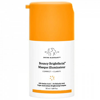 DRUNK ELEPHANT Bouncy Brightfacial Brightening Mask with 10% Azelaic Acid + 1% Salicylic Acid купить в Beauty Storage. Быстрая доставка по России и СНГ.