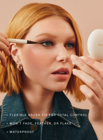 Купить RARE BEAUTY by Selena Gomez Perfect Strokes Matte Liquid Liner - Brown на Beautystorage.ru. Быстрая доставка по России и СНГ.