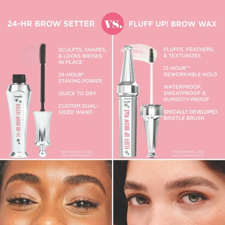 BENEFIT COSMETICS Fluff Up Brow Flexible Brow-Texturizing Wax купить в Beauty Storage. Быстрая доставка по России и СНГ.