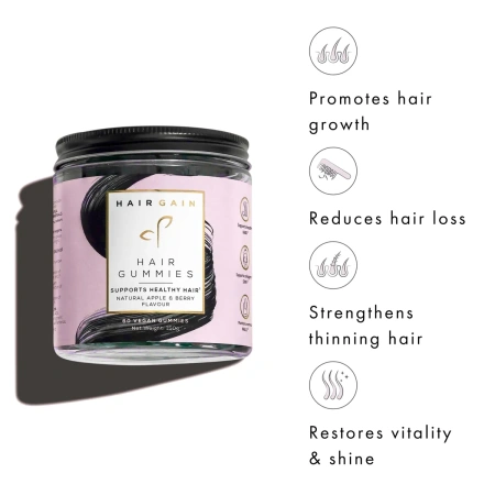 Купить HAIR GAIN Gummies - 60 Gummies на Beautystorage.ru. Быстрая доставка по России и СНГ.