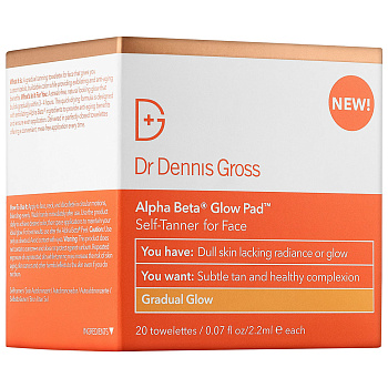 DR. DENNIS GROSS SKINCARE Alpha Beta® Gradual Glow Pad Self-Tanner for Face