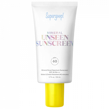 SUPERGOOP! Mineral Unseen Sunscreen SPF 40 купить в Beauty Storage. Быстрая доставка по России и СНГ.