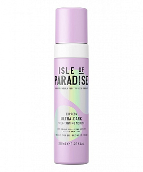 ISLE OF PARADISE Express Ultra Dark Self-Tanning Mousse купить в Beauty Storage. Быстрая доставка по России и СНГ.