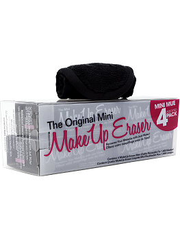 MAKEUP ERASER The Original Mini 4 Pack Makeup Removers in Black