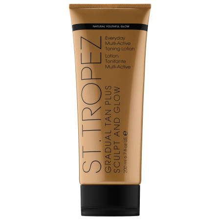 ST. TROPEZ Gradual Tan Plus Sculpt and Glow Everyday Multi-Active Toning Lotion