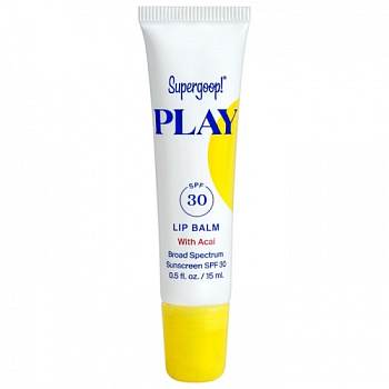 SUPERGOOP! PLAY Lip Balm SPF 30 with Acai купить в Beauty Storage. Быстрая доставка по России и СНГ.