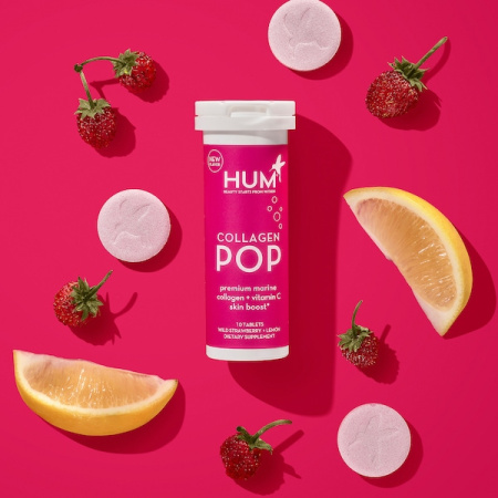 HUM NUTRITION Collagen POP + Vitamin C Dissolvable Tablets купить в Beauty Storage. Быстрая доставка по России и СНГ.