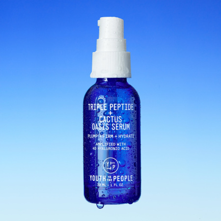 YOUTH TO THE PEOPLE Triple Peptide + Cactus Hydrating + Firming Oasis Serum купить в Beauty Storage. Быстрая доставка по России и СНГ.
